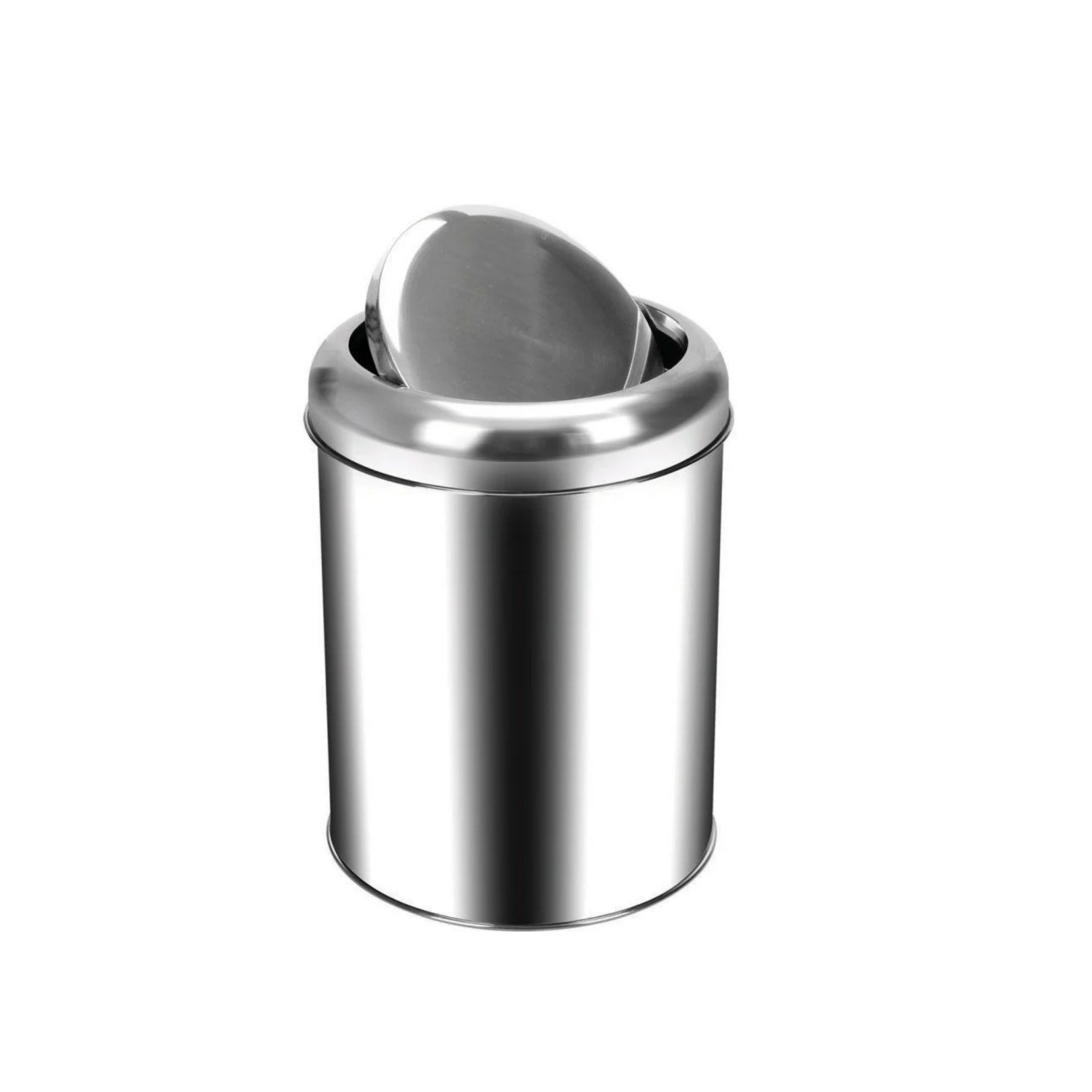 PRATİK KAPAKLI METAL ÇÖP KOVA 8 LT