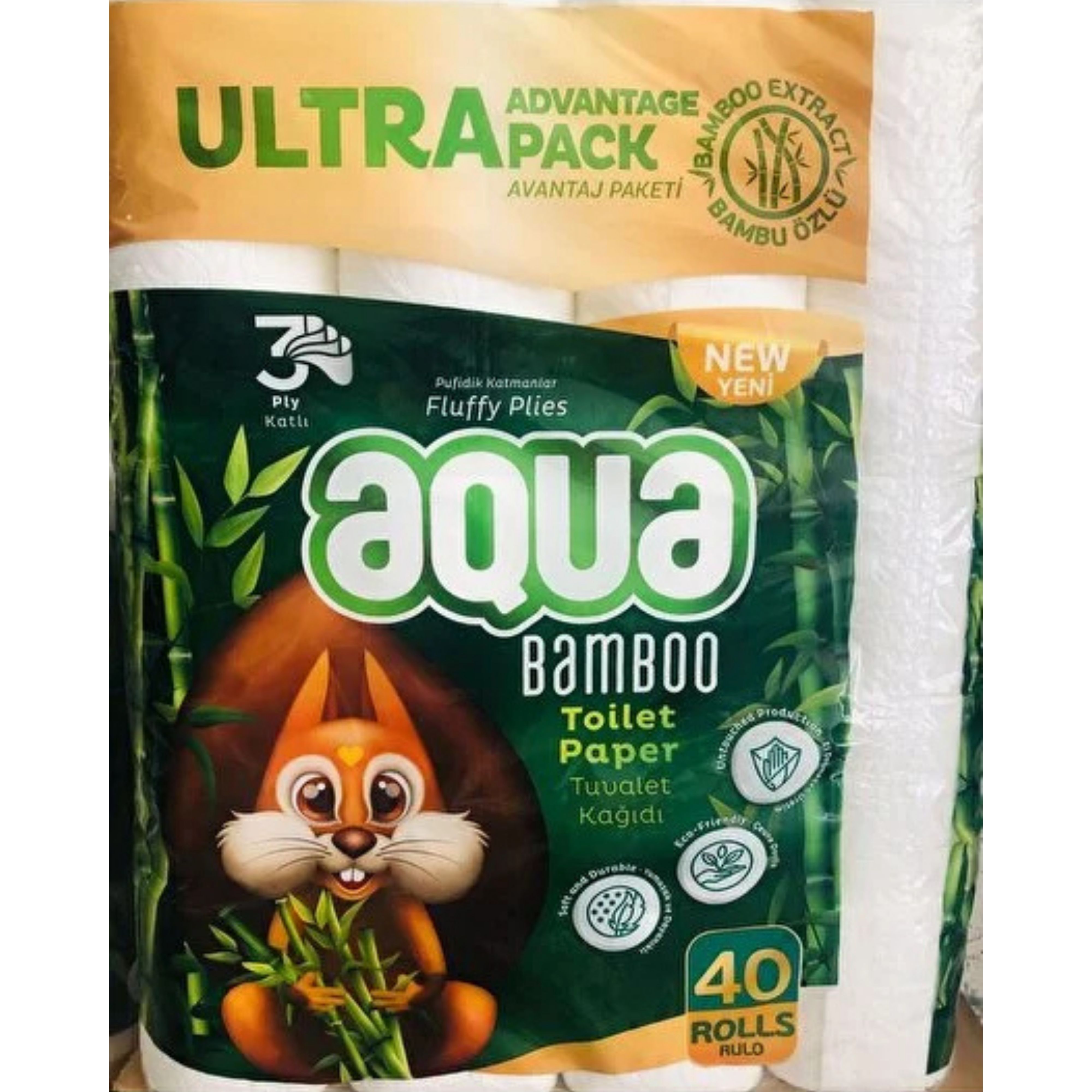 AQUA TUVALET KAGIT 40 LI