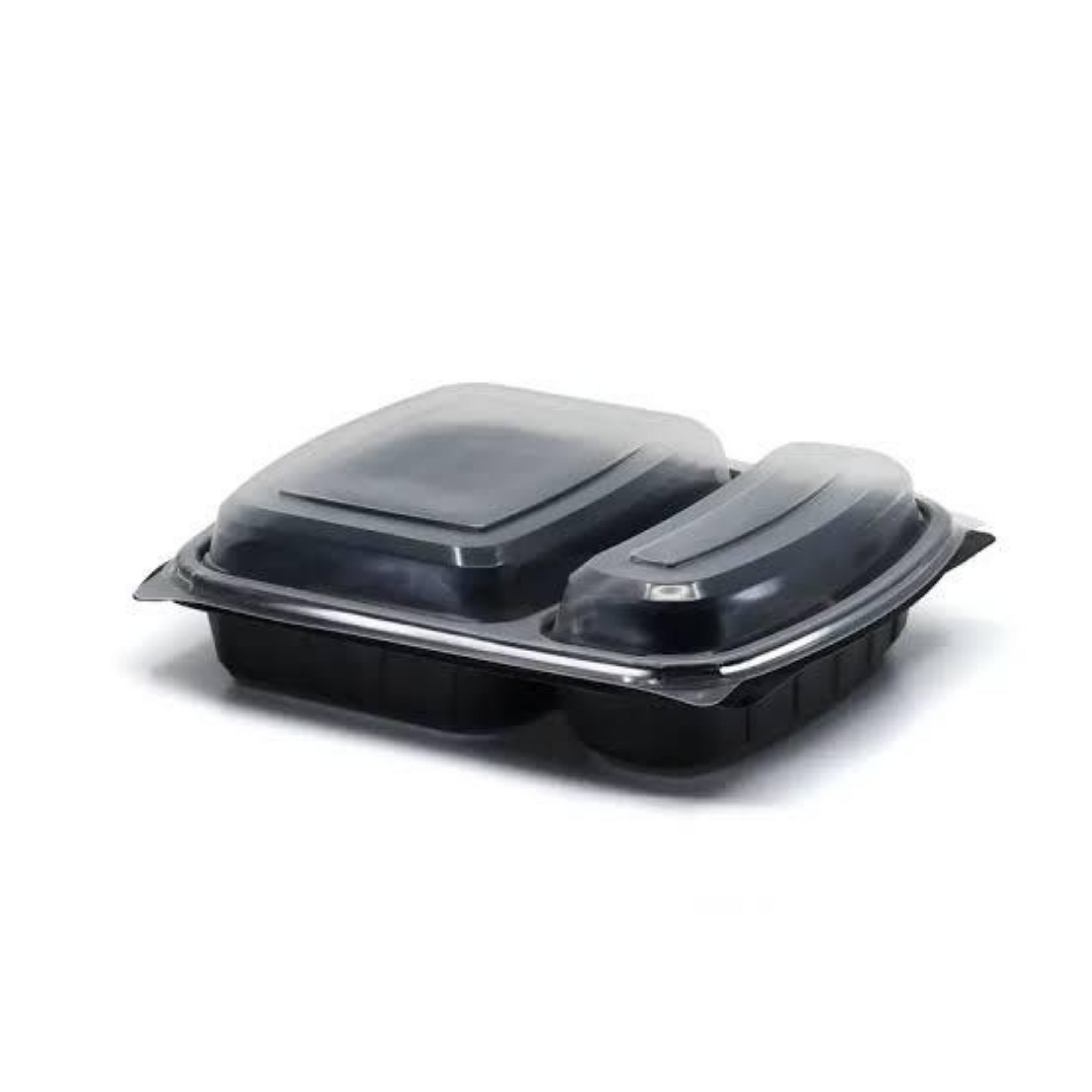 2 GÖZLÜ MIKRODALGA YEMEK KABI 50 LI + KAPAK