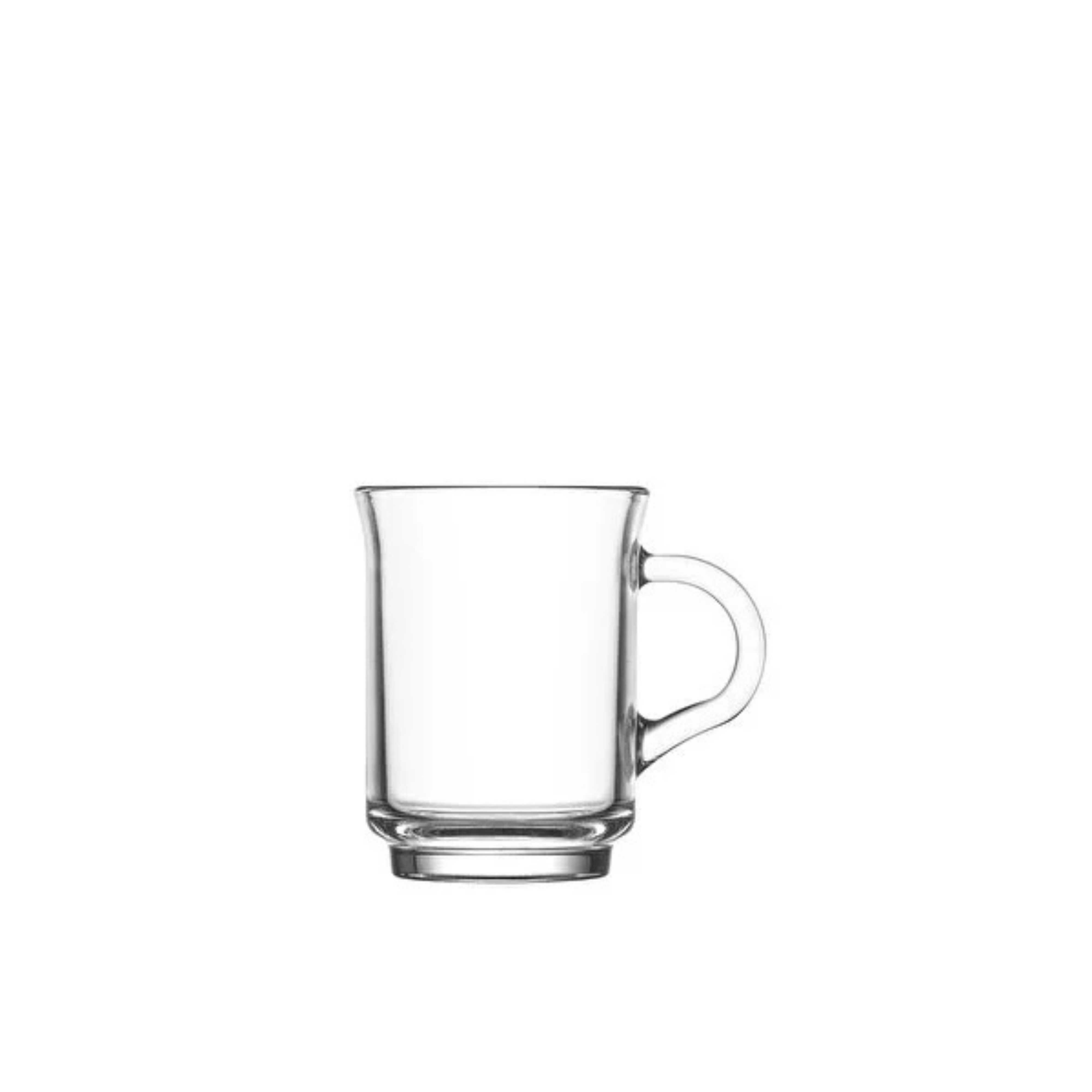 KULPLU CAM ÇAY BARDAK