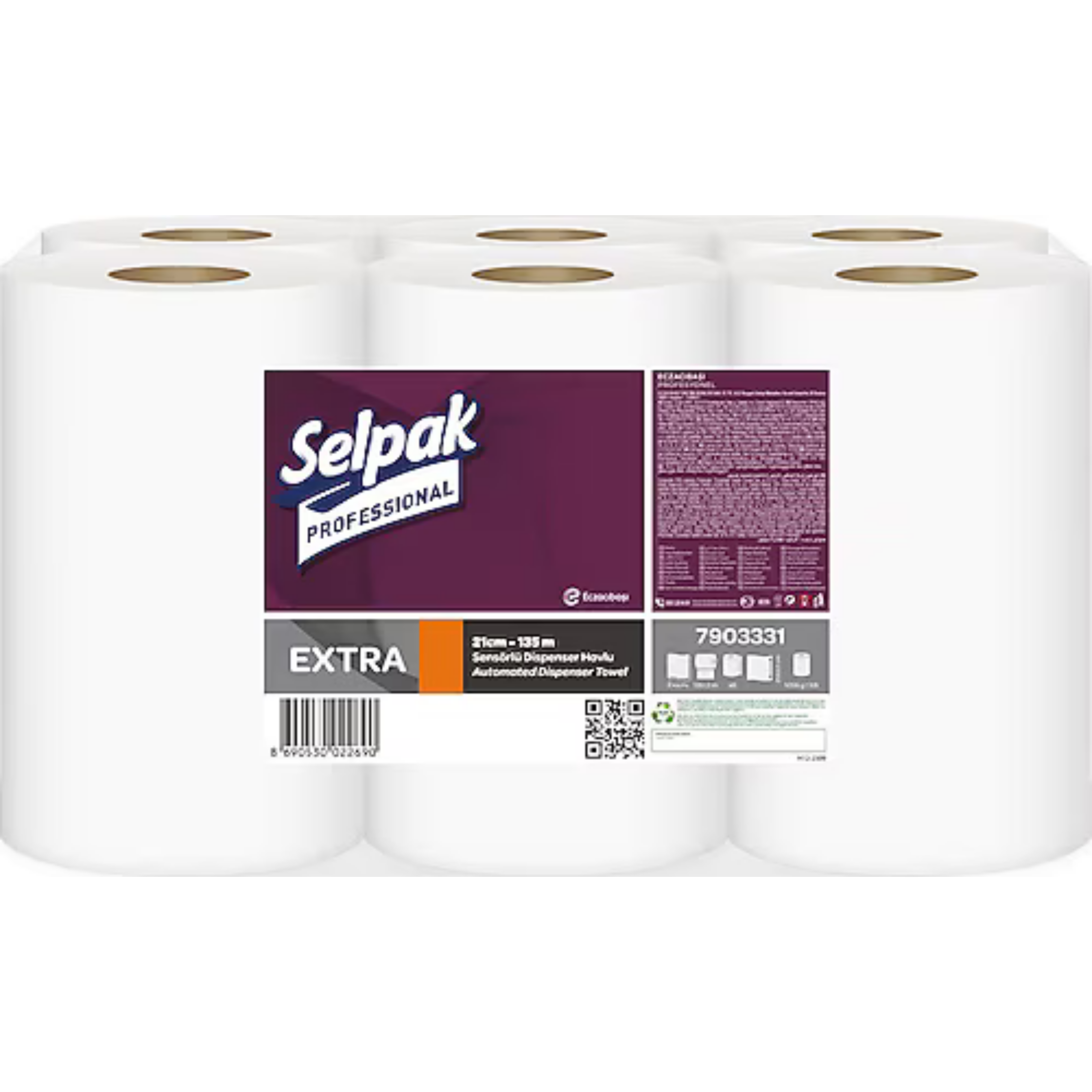 SELPAK EXTRA 21 CM HAREKETLI HAVLU 135 M