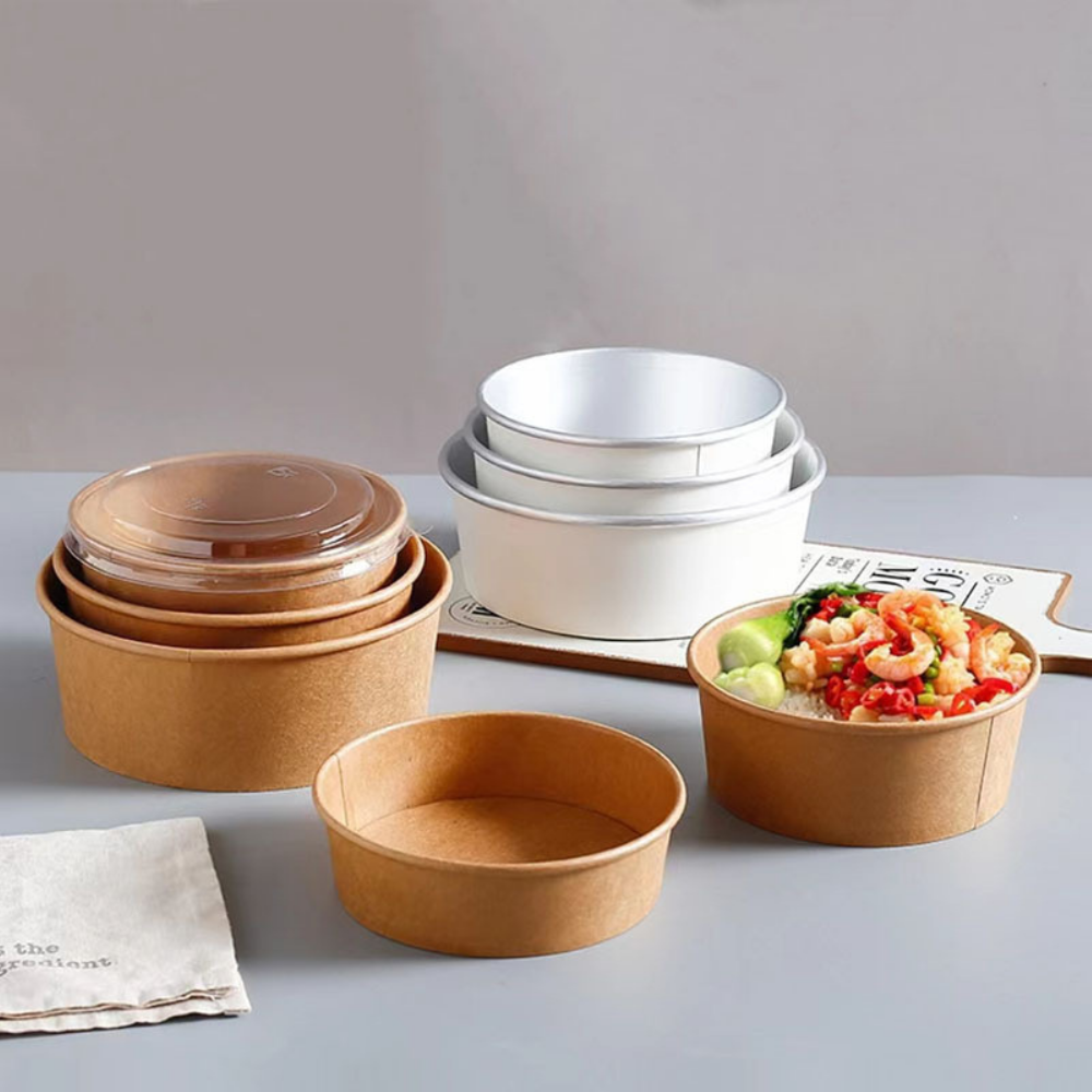 32 OZ KRAFT SALATA KASE + KAPAK 50 Lİ