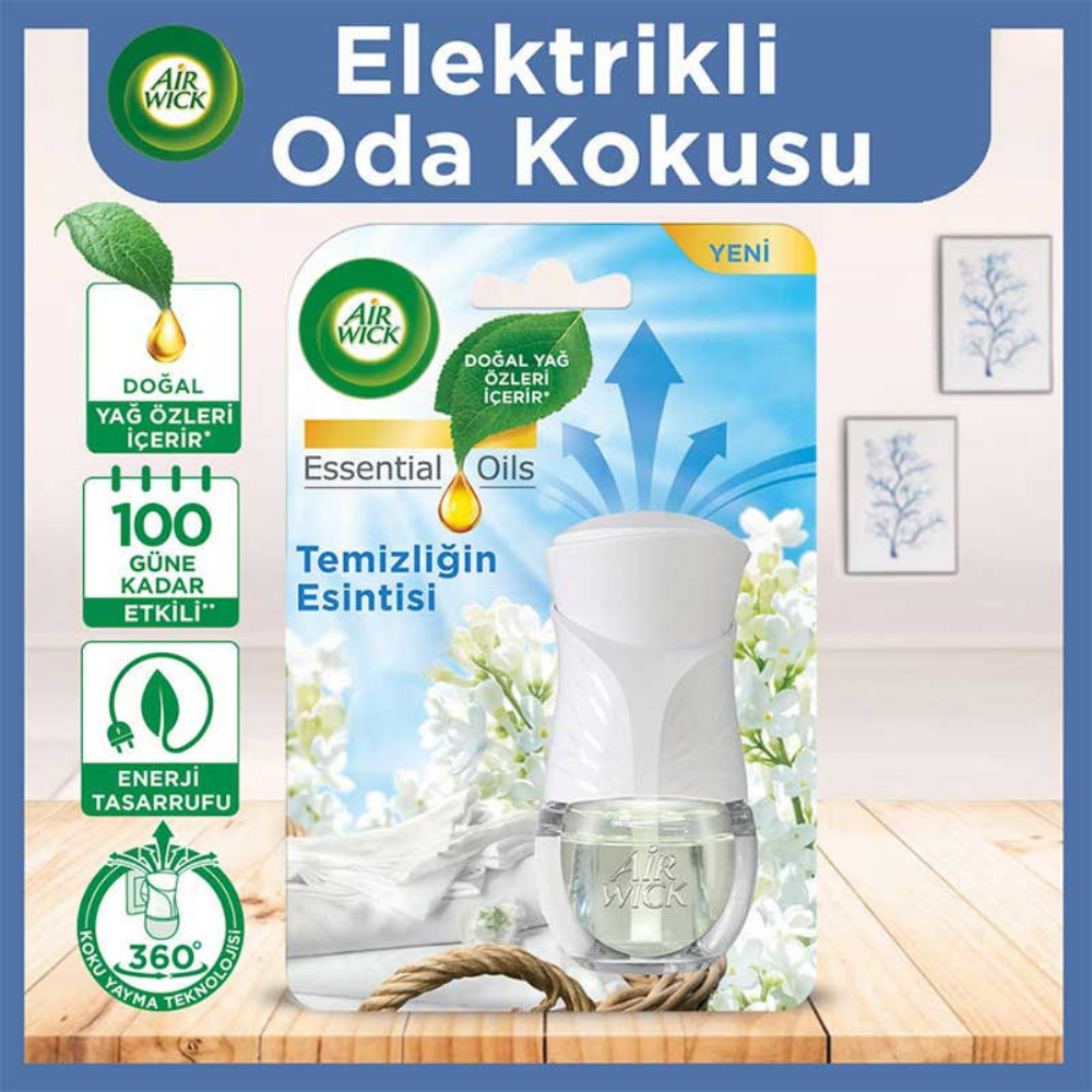 AIRWICK YEDEK + MİNİ MAKINE ODA KOKU 19 ML