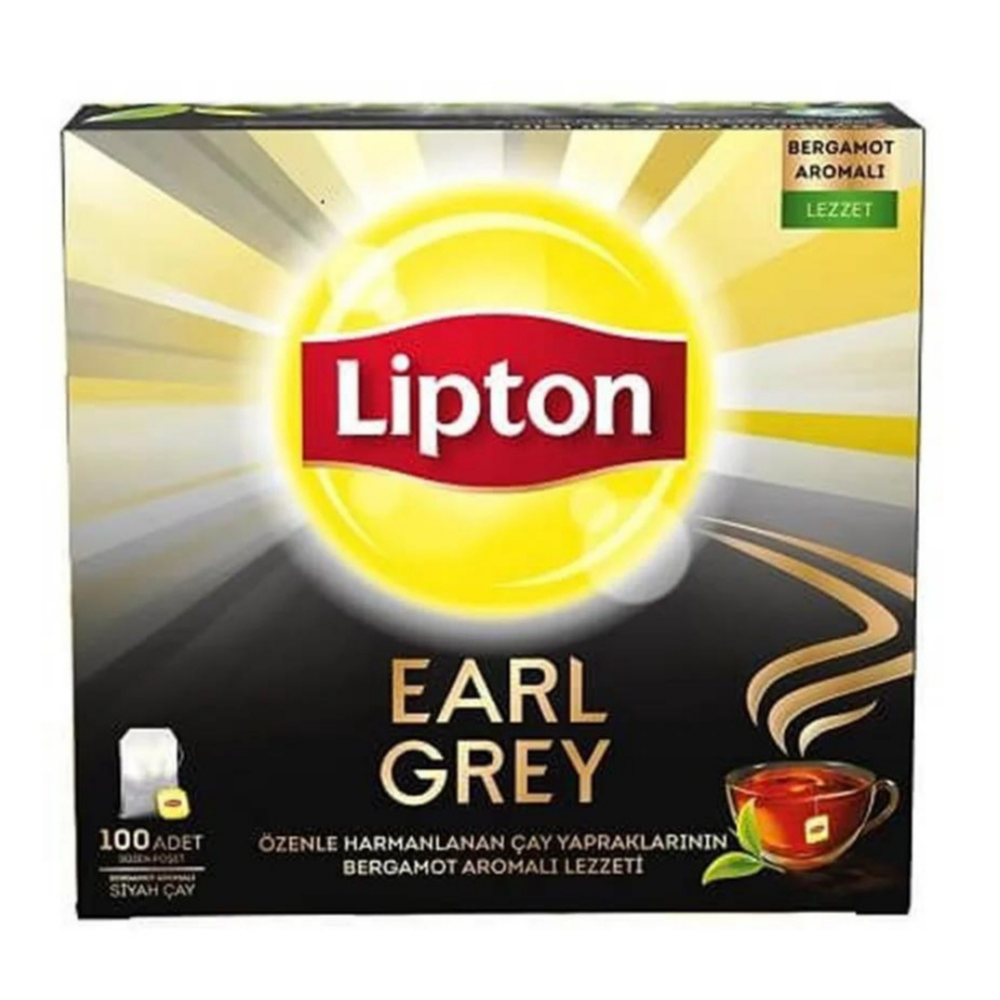 LİPTON EARLGRY BARDAK POŞET ÇAY 100 LÜ