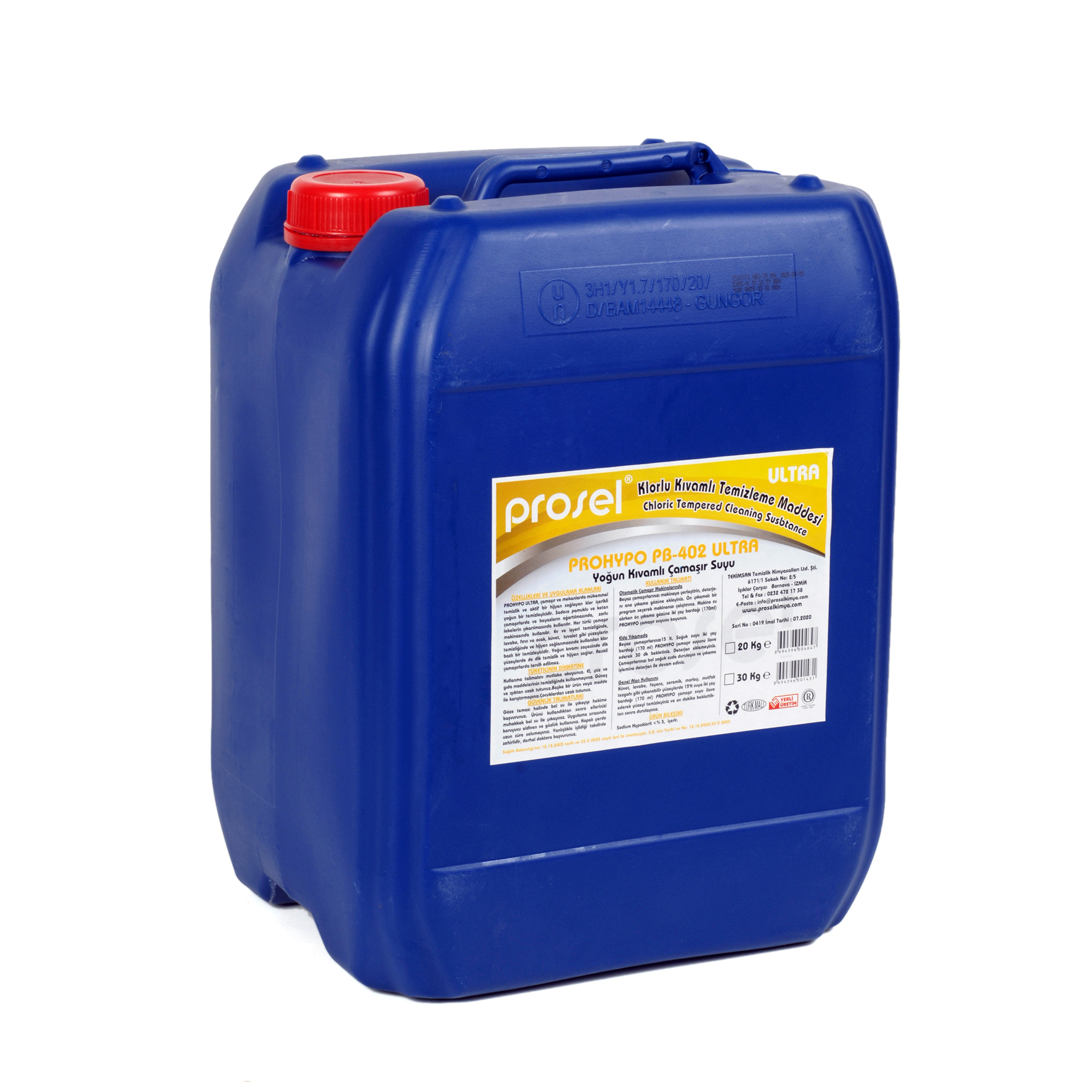 PROSEL 402-ULTRA KIV.ÇAM.SU.20 KG