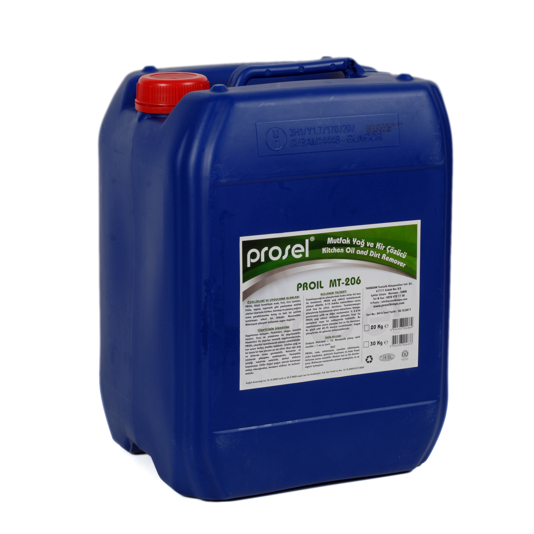 PROSEL 206 YAG ÇÖZÜCÜ 5 KG