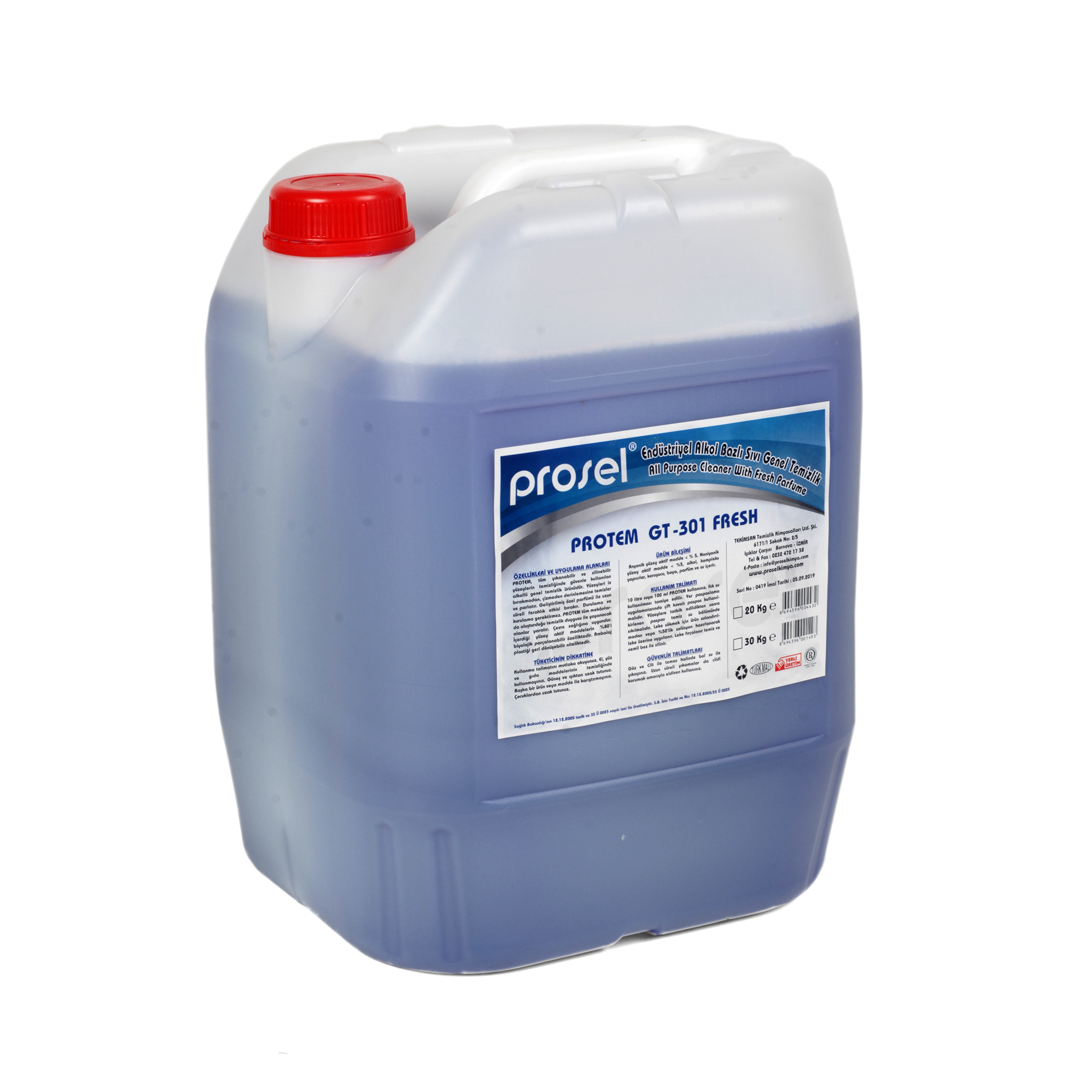 PROSEL GT-301 GENEL TEM LAVANTA 20 LT